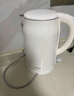 美的（Midea）电热水壶 2L大容量 1800W大功率速沸 双层防烫 304不锈钢无缝内胆 烧水壶电水壶 SH20M119 实拍图
