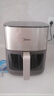美的（Midea）空气炸锅炎烤上下双热源  全自动家用实用大容量6.5L 可视大视窗智能电子触控金属内腔 KZC6502 实拍图