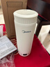 美的（Midea）电热水杯加热电热水壶保温烧水杯 350ml迷你便携式旅行出差 智能恒温 316L不锈钢无异味MK-DB35X22 实拍图