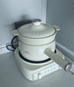 美的（Midea）电煮锅 电蒸锅 电炒锅 电热锅 2.6L分体式 小型1-2人学生宿舍多功能锅 泡面锅 XZC2061 配蒸笼 实拍图