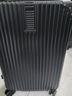 袋鼠（KANGAROO）大容量行李箱男商务出差托运大尺寸皮箱女大号轻便耐用加厚拉杆箱 潮流黑【高颜值拉链款】 26英寸 【防刮耐磨】 实拍图