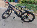 凤凰上海凤凰山地车自行车男士女式学生成人变速宽胎越野公路赛单车 【钢架/全套竞速轴承】三刀炫彩 26寸24速【建议身高158-188cm】 实拍图