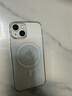 倍思 适用苹果14手机壳磁吸充电 iPhone14保护套高端Magsafe磁吸壳超薄气囊防摔手机壳男女款 透明 实拍图
