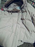 森马（Semir）轻松羽绒|羽绒服女宽松连帽面包服冬防泼水防风外套101724113045 实拍图