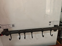 京东京造 厨房置物架 免打孔多功能壁挂架挂钩排钩收纳刀锅盖置物架 40cm 实拍图