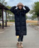 2025新款羽绒服男女同款白鸭绒加厚保暖中戏院外套 黑色 M 「95-110斤」男女同款 实拍图