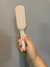 JCZS德国梳子儿童女孩不伤头发不打结长发女士专用按摩梳扎头发 可伸缩不缠发洁净白不挑发型 1件 实拍图