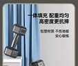 嗨氧哑铃环保包胶六角防滚动手铃男士学生练臂肌家用健身器材浸塑亚玲 10公斤一对=5kg*2 实拍图