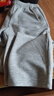 安踏运动裤男2025秋冬季新款直筒加绒青少年休闲长裤男士棉卫裤子男款 灰花灰【常规直筒-刺绣logo-拉链口袋】 L /175（120-140斤）24小时内极速发货 实拍图
