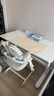 美好童年儿童学习桌学生家用实木学习桌椅套装可升降大白桌青少年电脑桌子 【环保实木】120*60 实拍图