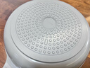红厨陶瓷平底锅不粘锅小煎锅家用煎饼煎蛋煎牛排专用电磁炉锅灰色28cm 实拍图