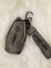 猛速吉利钥匙套星越l博越l星瑞缤越帝豪车远景x6缤瑞博瑞豪越保护壳扣 D款【灰色皮套+合金壳+钥匙扣】 实拍图