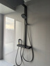 箭牌（ARROW）【焕新补贴】荣逸花洒铜主体淋浴花洒套装大置物台大顶喷花洒全套 【枪灰恒温方管】铜水路大置物|按摩水 实拍图