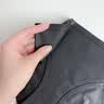 豹潜防水内裤游泳裤女士女性硅胶防感染经期游泳防水裤 黑色三角 （适合体重90-130斤） 均码 实拍图