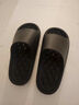 DMPD凉拖鞋男夏季新款防臭户外踩屎感厚底居家防滑按摩底浴室情侣拖鞋 黑色 37-38 (225mm) （适合36-37） 实拍图