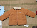 戴维贝拉（DAVE＆BELLA）冬季新款白鸭绒宝宝外套洋气男童上衣儿童衣服小童羽绒服童装 焦糖色【DB4242511】 110 cm（建议身高100-110cm） 实拍图