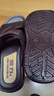 回力上海回力凉鞋男简约夏季休闲日常工作两穿柔软透气透气沙滩凉拖鞋 回力3888/棕色 40 实拍图