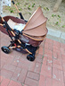 SNZESKE品牌高景观婴儿车新款遛娃神器双向减震折叠新生儿可坐可躺0-3岁 卡其【京仓直发，次日达】 实拍图