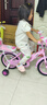 鑫旺彤自行车儿童3-6-10岁单车男女童轻便脚踏车辅助轮5岁女孩车公主车 粉色【加宽加大坦克轮】 14寸 适合身高95-115cm 实拍图