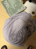 金号（KING SHORE）纯棉毛巾被 四季毛毯 全棉办公室居家盖毯 灰色 200*160cm 实拍图