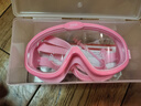 匹克连体耳塞儿童泳镜男女童大框高清防雾防水透明游泳眼镜装备粉色 实拍图
