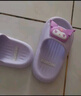 猪爸爸儿童拖鞋女童夏季2025新款室内防滑6-12岁三丽鸥宝宝亲子拖鞋紫18 实拍图