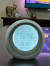 德力西电气（DELIXI ELECTRIC）家用室内温度计带笑脸婴儿房闹钟计时电子数显温湿度计温度表 实拍图