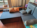 梓画实木沙发客厅金丝胡桃木家用中式直排贵妃储物2026新款家具1203 四人位+贵妃踏+茶几【特价】 【储物款】  5A抗菌｜10防科技布｜海绵坐垫 实拍图