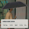 天堂 加大雨伞三折 晴雨两用商务伞10骨大雨伞男女 天际灰 实拍图