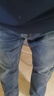 真维斯（JEANSWEST）牛仔裤男2025秋季轻商直筒修身牛仔长裤男蓝色常规36 实拍图
