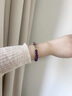 YNO收藏级乌拉圭天然紫水晶手链女冰种手串女生日送女友老婆情人礼物 福禄款8mm【旺事业遇贵人】 实拍图