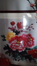 紫腾随轩新中式牡丹花开富贵装饰画客厅餐厅背景墙画卧室床头挂画壁画 图1 70*70cm红木色实木框 实拍图