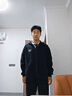 李宁卫衣男女款简约LOGO运动宽松开衫连帽外套AWDU973 实拍图