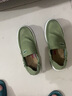 百达威登老北京布鞋男夏季冰丝帆布懒人一脚蹬套脚男鞋透气豆豆鞋子男板鞋 绿色W865 40 实拍图