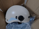 云电威3C认证电动车头盔男蓝牙智能摩托电瓶车女四季大小码夏季防晒半盔 【3C基础款】米黄夏季 S码 实拍图