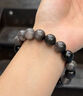 蔓笙手串男盘玩黑曜石手链男士潮流时尚简约学生手环百搭男生手把件 12mm 实拍图