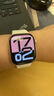 Apple/苹果 Watch Series 10 智能手表GPS款42毫米玫瑰金色铝金属表壳淡桃粉色运动型表带M/L MX1V3CH/B 实拍图