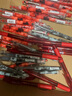 派通（Pentel）BLN105按动红色中性笔高颜值0.5mm签字笔商务学生速干水笔水性笔文具 红杆红芯12支装 实拍图