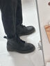 马丁博士（Dr.Martens）939男女冬百搭软皮黑色工装靴中帮马丁靴 黑色 38 实拍图
