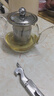 金灶（KAMJOVE） 玻璃泡茶壶耐高温304不锈钢过滤花茶壶飘逸杯煮茶壶简约式茶艺壶 A-07【600ml】 实拍图