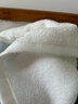 京东京造138g新疆阿瓦提长绒棉加大加厚抗菌纯棉洗脸柔软吸水毛巾单条白色 实拍图