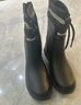 昔雨雨鞋男士轻便防水鞋防滑雨靴子厨师鞋胶鞋 3313高筒束口有印 39 实拍图