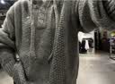 阿迪达斯（adidas）Originals三叶草女子HOODY SWEATER针织运动连帽衫 KS5967 L 实拍图