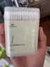 英氏（YEEHOO）新生婴儿棉签棉棒螺旋双头宝宝新生幼儿耳鼻专用清洁棉棒200支 螺旋圆头勺形（三盒） 实拍图