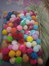 diy毛球混装高弹力彩色小毛球儿童创意手工金葱毛绒球大小混合饰品材料教室装饰彩球幼儿园环创手工毛绒球 2CM毛球混色约200个装 实拍图