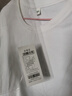 重磅纯棉短袖t恤男高档纯色印花休闲基础款内搭半袖打底衫 奶白 M  105-125斤 实拍图
