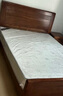 惠寻 京东自有品牌 床新中式全实木实木床1.5米单人床1.8米x2米双人床 床+环保棕垫 1800mm*2000mm框架结构 实拍图