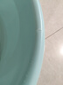 茶花（CHAHUA）塑料盆洗脸盆加厚加深家用加深学生宿舍洗衣服盆子洗脚盆塑料盆 39cm两个装【1紫1蓝】 加厚加深 实拍图