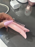 高颅顶神器女头发蓬松梳子发夹头顶发根夹子刘海定型发卡 粉色（圆形） 1支 实拍图
