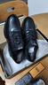 戈耐新款商务休闲皮鞋男士英伦正装内增高运动鞋防滑爸爸百搭潮流男鞋 黑色 41 (255mm) 实拍图